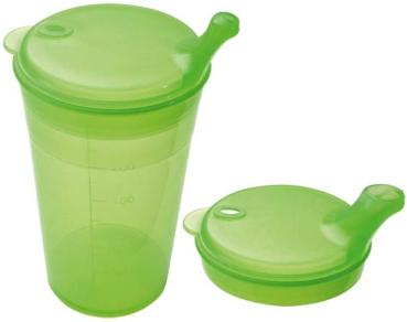 Trinkbecherset kurz für Tee und Brei, grün